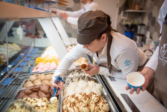 Zuliani's Gelato personeel stadshart
